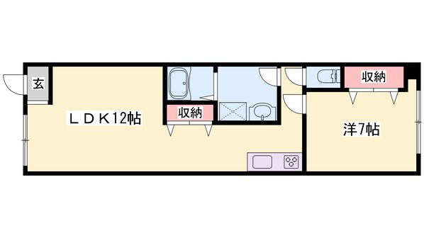 インタービレッジ書写の物件間取画像